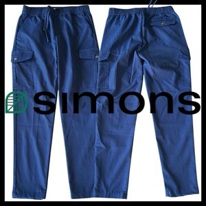 Simons Blue Cargo Jogger Style Pants (S)